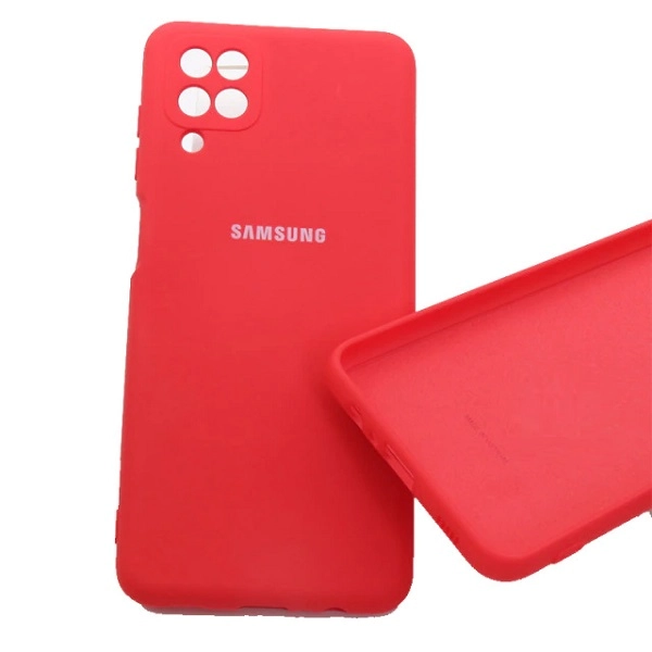 قاب سیلیکونی سامسونگ Galaxy M33 5G مدل محافظ دوربین - قرمز